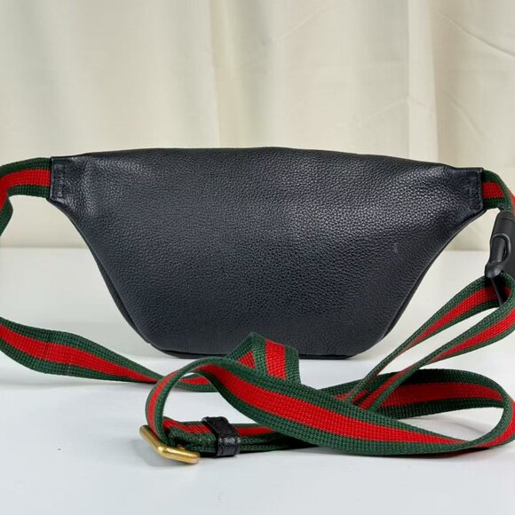 Gucci GG Logo Printed Bum Bag with Iconic Green & Red Stripes - Picture 2 of 8